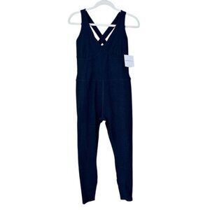 Beyond Yoga Spacedye Daring Jumpsuit Navy Blue One-piece Women’s Size Large